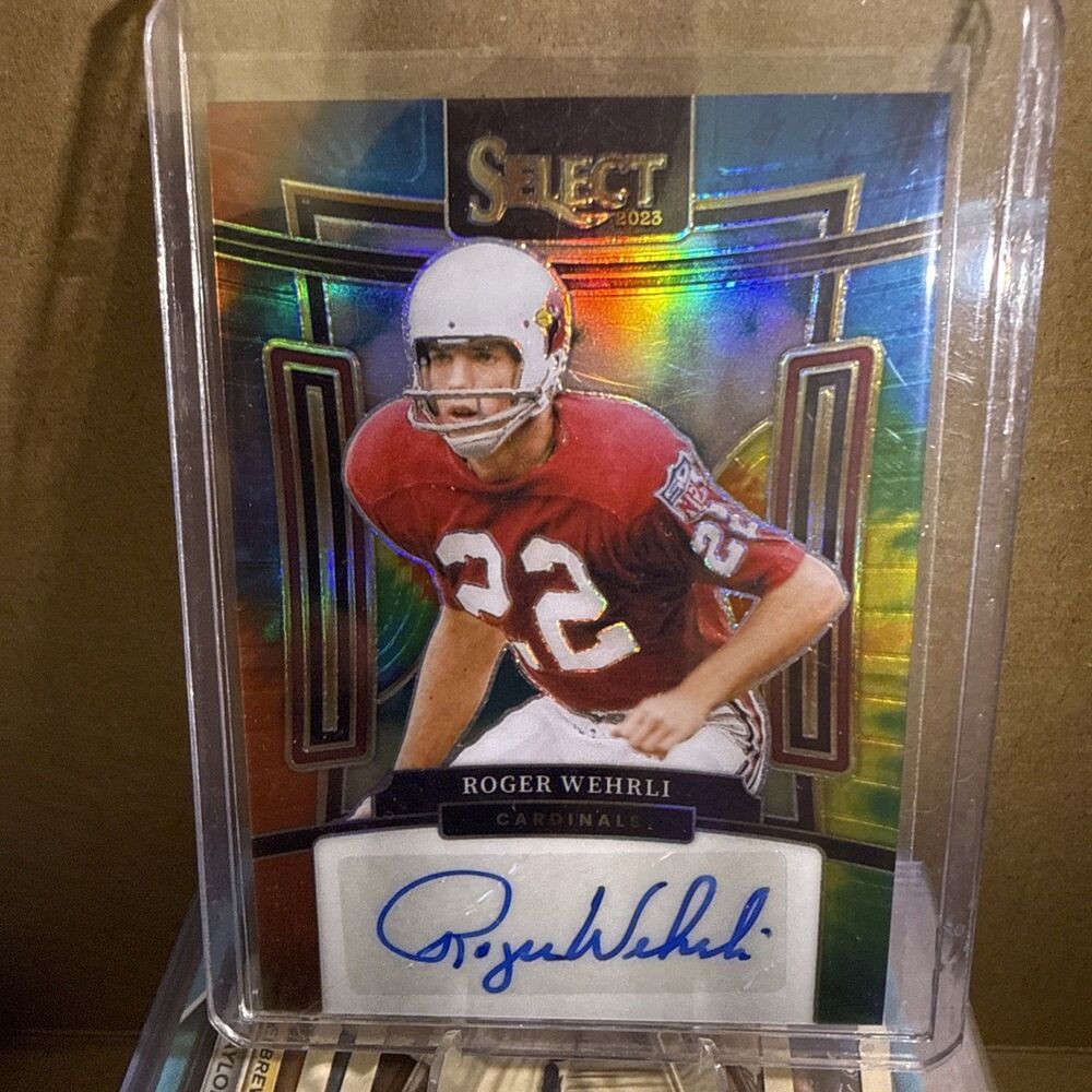 2023 Select Roger Wehrli Tie Dye Autograph 18/25 Arizona Cardinals  HOF 🔥🔥